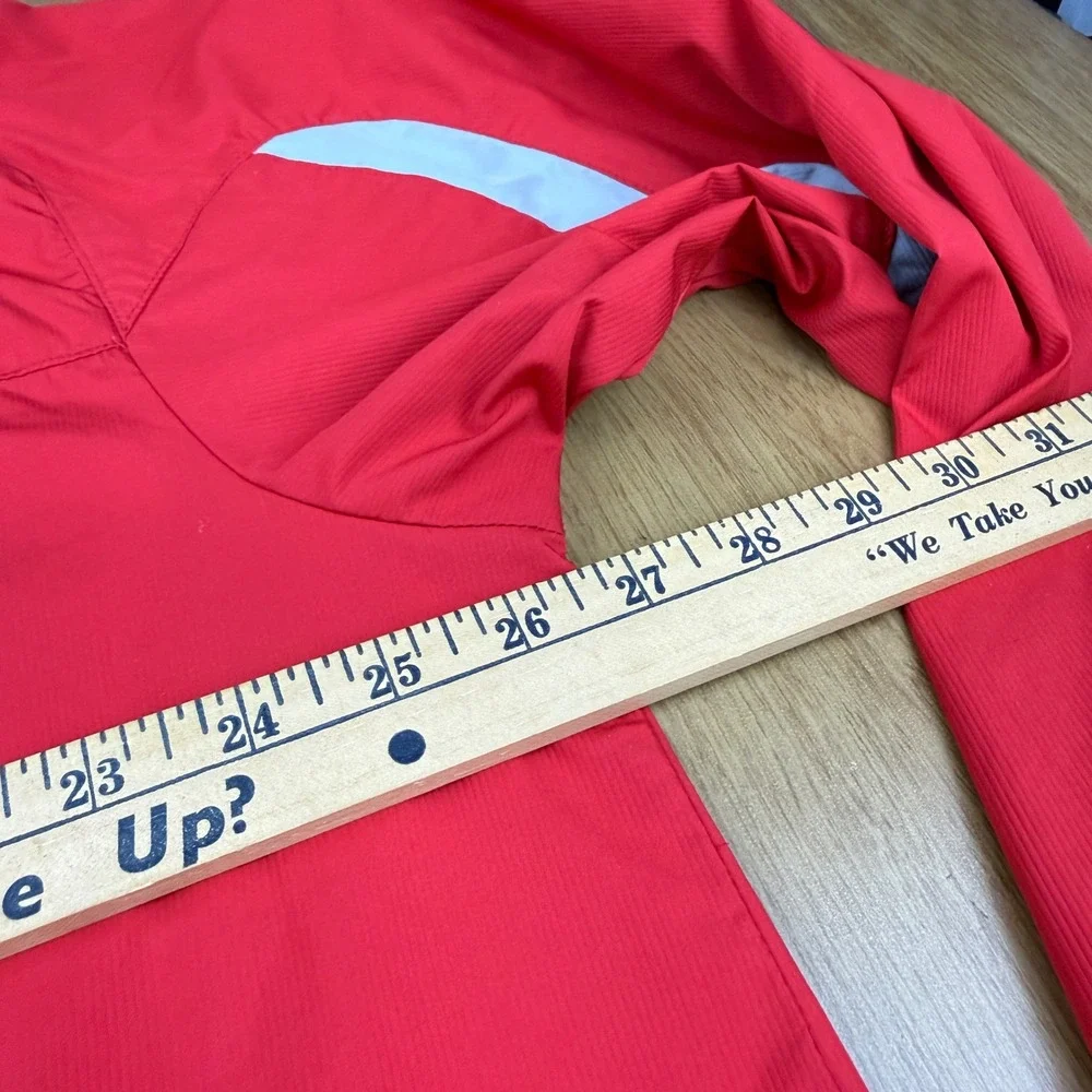 Nike Team Ohio State Buckeyes Pullover Windbreaker Red Grey XL Nike FIT STORM
